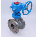 Hindi kinakalawang na asero flange Butterfly valve